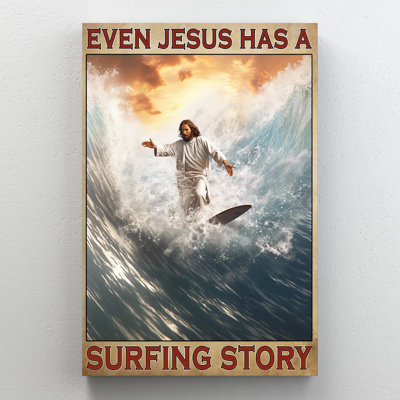 «Surfing Story» sur toile, impression