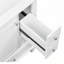 Meuble-lavabo compact tout-en-un avec lavabo en céramique intégré et rangement spacieux-2064156748