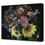 Dark Floral Study Framed Print Canvas-101973853
