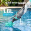 Cordless Hot Tub Vacuum with Telescopic & Extension Poles-110583931