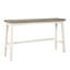Tabouret de table transitionnel en bois massif - finition blanche et café pour la maison-257515023-257515020-257515022