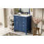Meuble-lavabo de 30 po avec lavabo en céramique, armoire de rangement moderne avec portes à fermeture douce, tiroir profond et tiroir standard, meuble-lavabo élégant pour les petites salles de bain-129384551