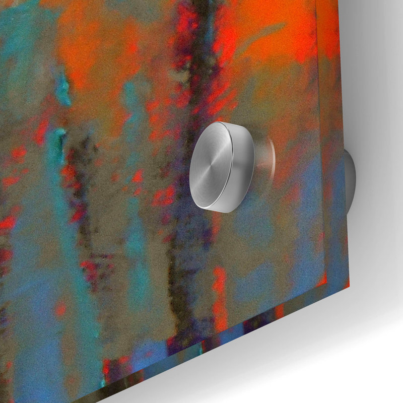 Winston Porter «Trees Three» par Jane Schmidt, art mural en verre acrylique, ACR-40772, H 24 po x l 24 po x P 0,2 po