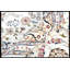 Walton Oriental Area Rug in Light Brown/Blue/Cream