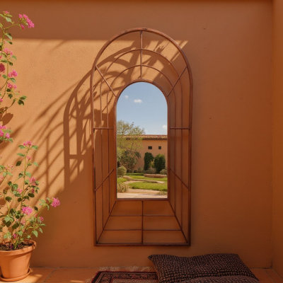 Aleni Metal Arch Mirror