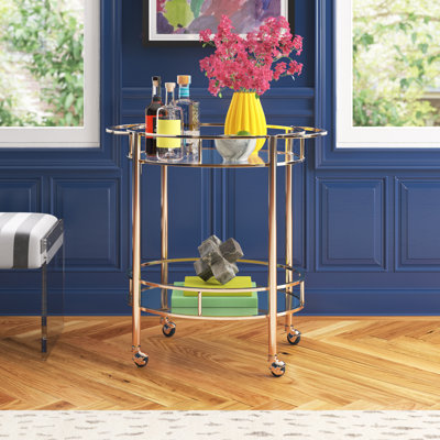 Bonnaire Metal Bar Cart