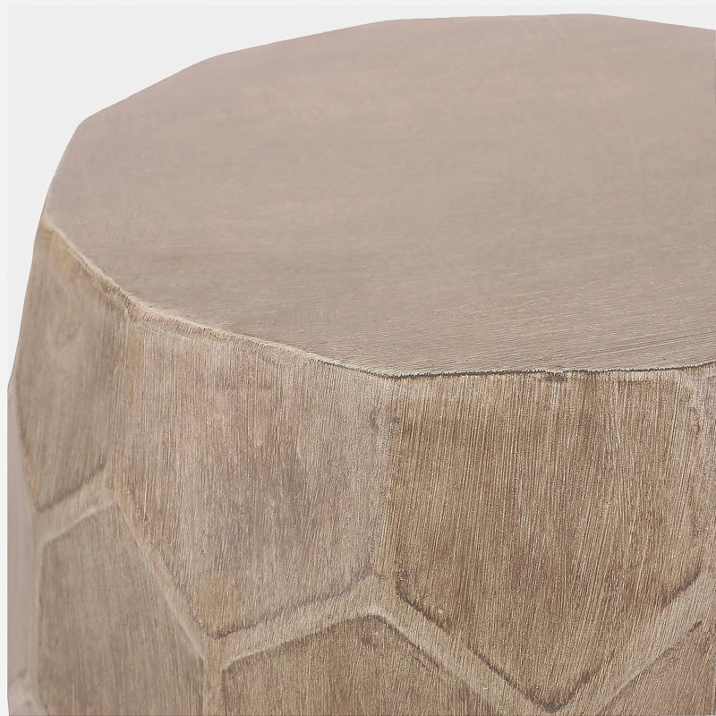 Table d'appoint d'extérieur en béton léger