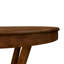 Table de salle à manger ronde extensible en bois massif-941818540