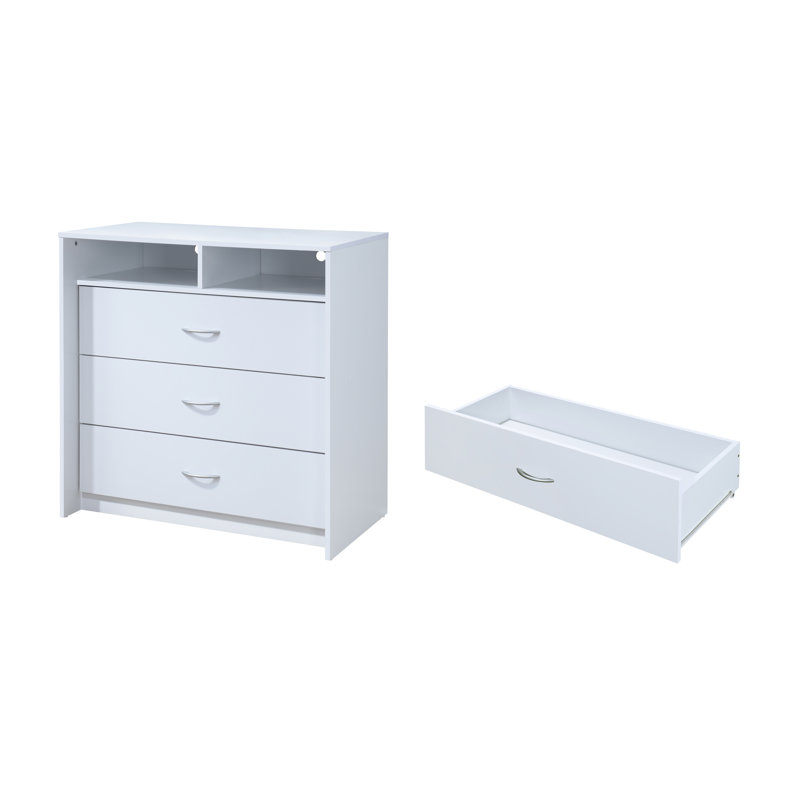 Albury 3 - Drawer Dresser, White