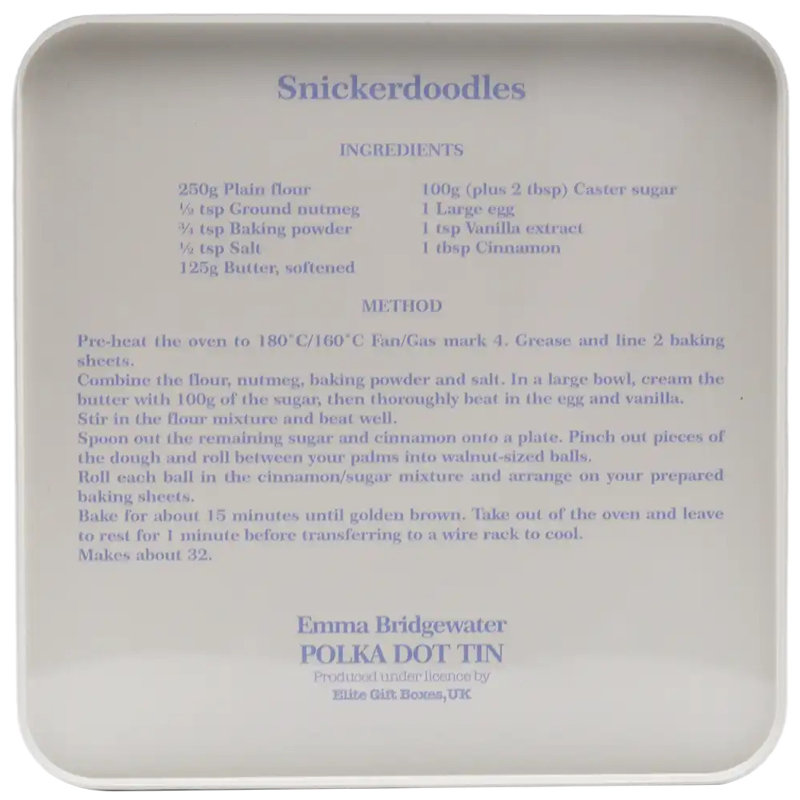 Storage Tin Food Storage Container