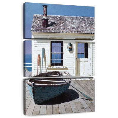 Albern Blue Boat On Deck