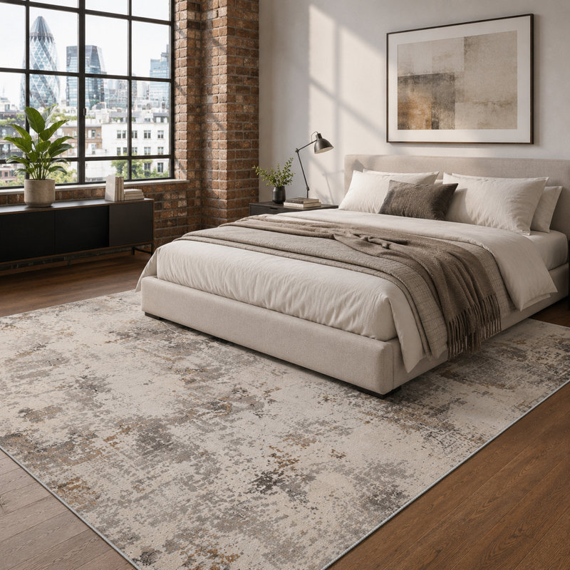 Vintage Look Cotton and Chenille Flatweave Area Rug, 80 x 300 cm
