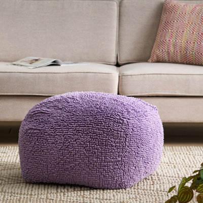 Pouf carré de 20 po de largeur
