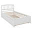 Structure de lit plateforme en bois avec lit gigogne-1812949110