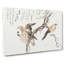 Owl And Jay Upon A Branch by Kitagawa Utamaro - Wrapped Canvas-55366816