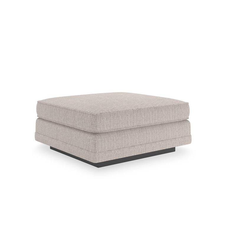 Modern Fusion Ottoman, Cream