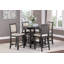 Table de hauteur comptoir 1Pc avec 2X présentoirs de mobilier de style transitionnel-1953734238-1953734232-1953734233