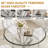5 - Piece Pedestal Dining Set-1102361410-1102361408
