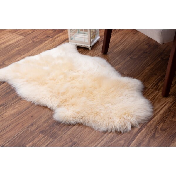 Super Area Rugs Serene Silky Faux Fur Fluffy Shag Rug Snow White 4