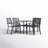 Alyah 4 - Person Patio Dining Set with Square Table