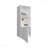 43" Tall One-Door Wall Cabinet With Two Open Shelves, Medicine Cabinet-1293082269