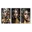 «Radiating Golden Woman», 3 pièces sur toile-1296254617-1296254625