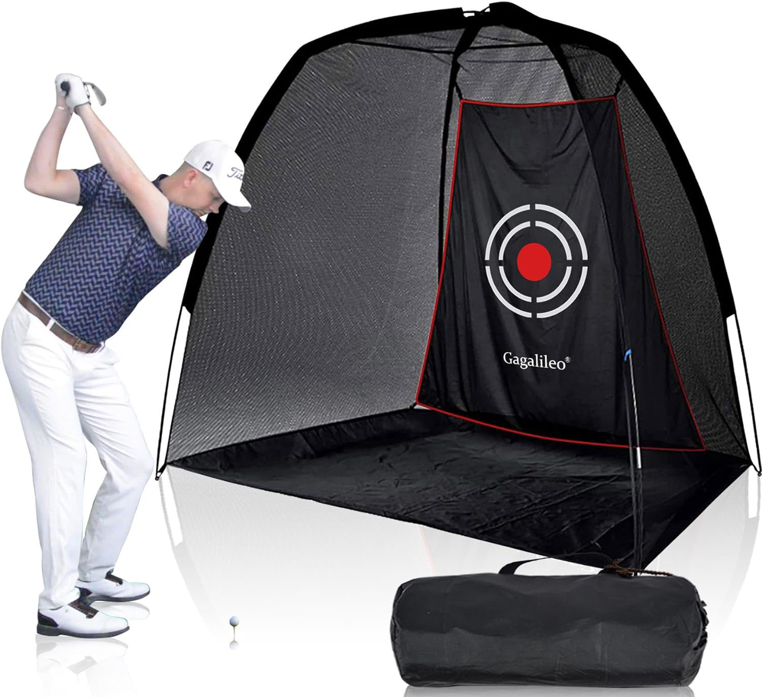 Gagalileo Golf Practice Driving Hitting Net Training Aid Foldable Cage