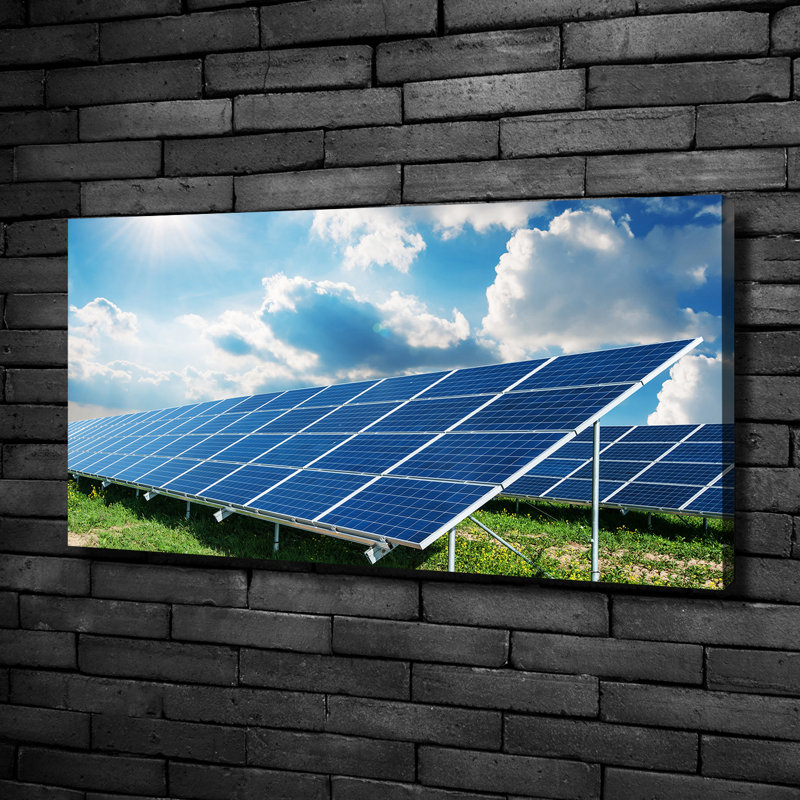 Solar Batteries - No Frame Print on Canvas