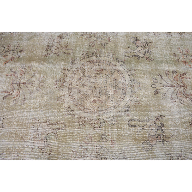 Tapis élégant en laine, patchwork traditionnel 1,5 x 3,0 pi