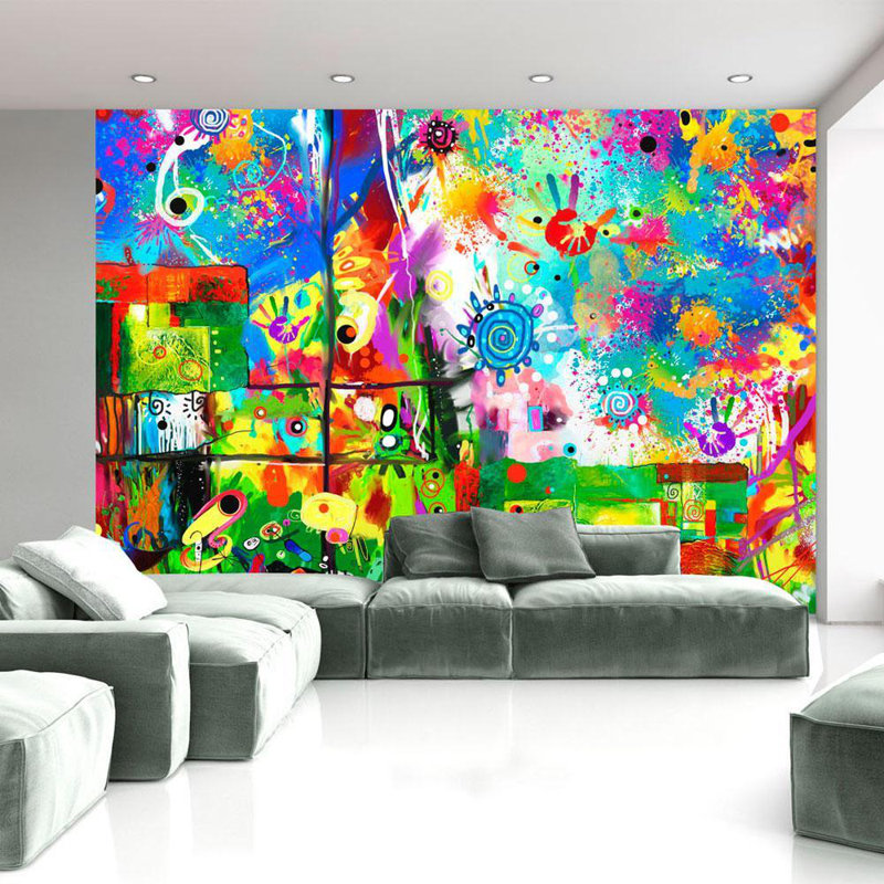 Murale Floriberto, L 96 po x l 137 po