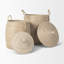 Cordia Handmade Seagrass Basket With Handles - Set of 2