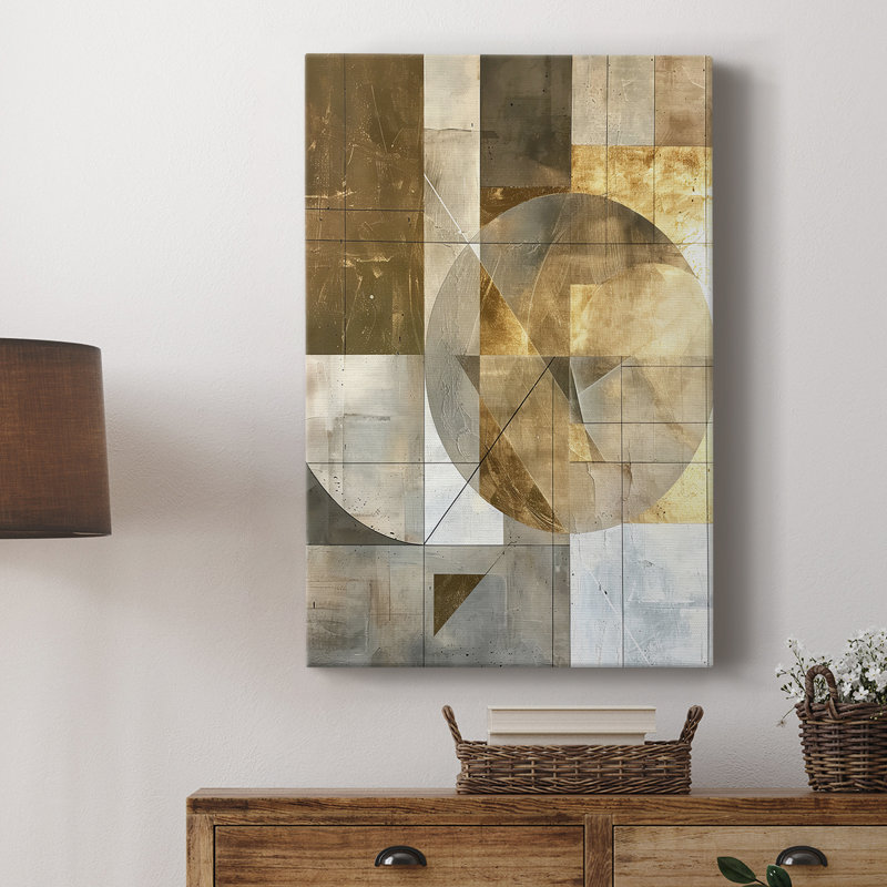 ABSTRACT Series C -Custom Wrapped Gallery Cavas, 18" H x 12" W