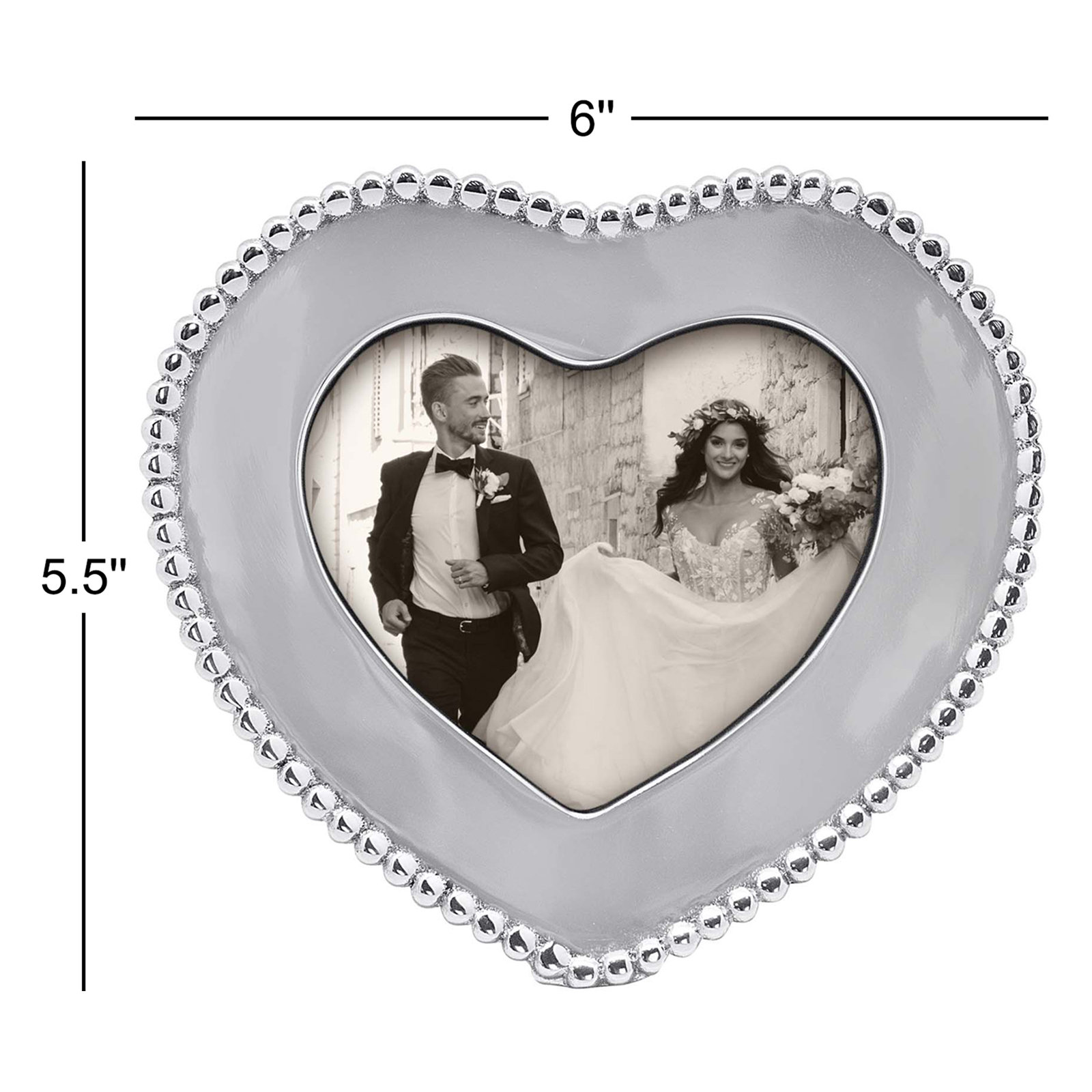 Beaded Metal Beaded Picture Frame