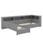 L-Shaped Platform Bed With Trundle, Daybed With Storage Shelf&Charging Station, Wood Twin Size Corner Bed Frame-109218148