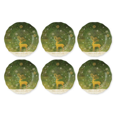 Peace On Earth, 8.75" Melamine Plate S6