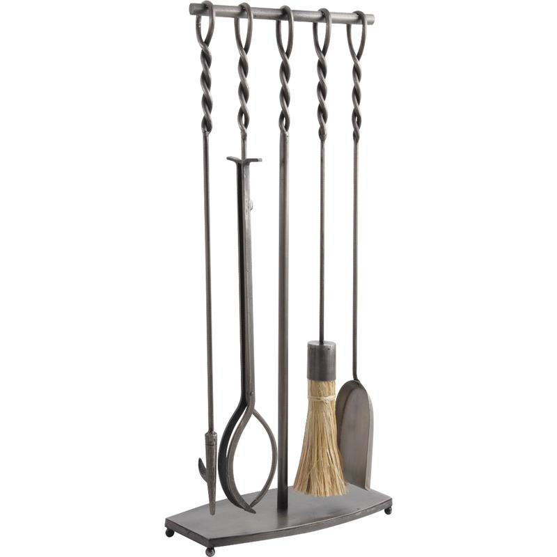 Ezekiel Iron Fireplace Tool Set