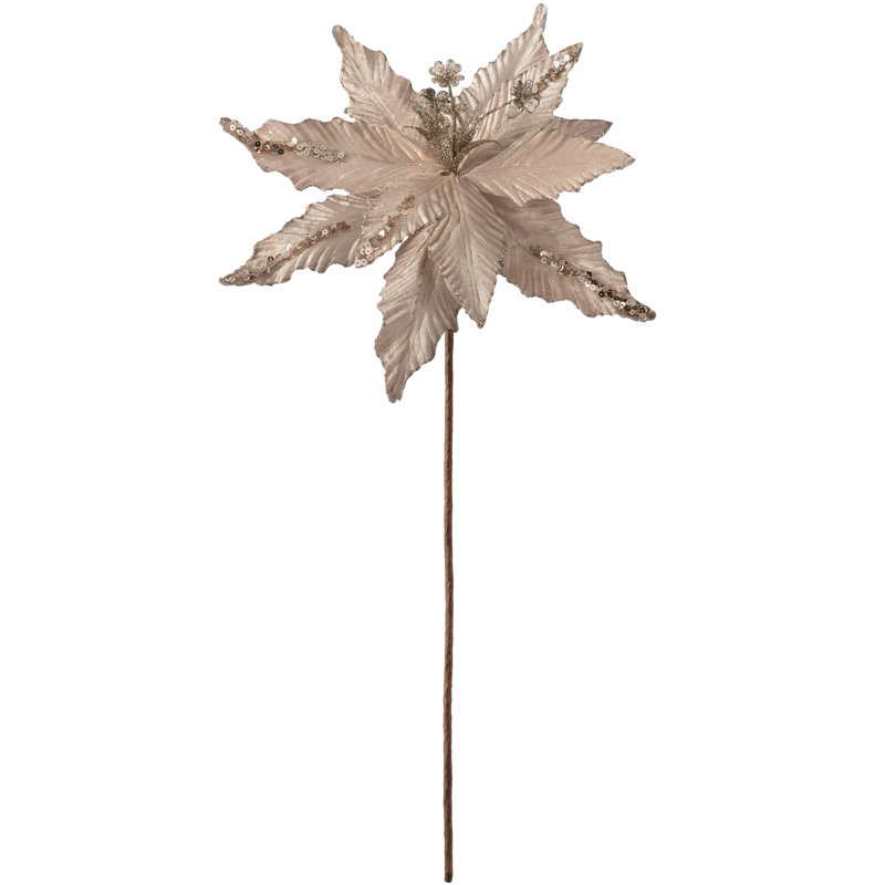 Fabric Poinsettia Arrangement