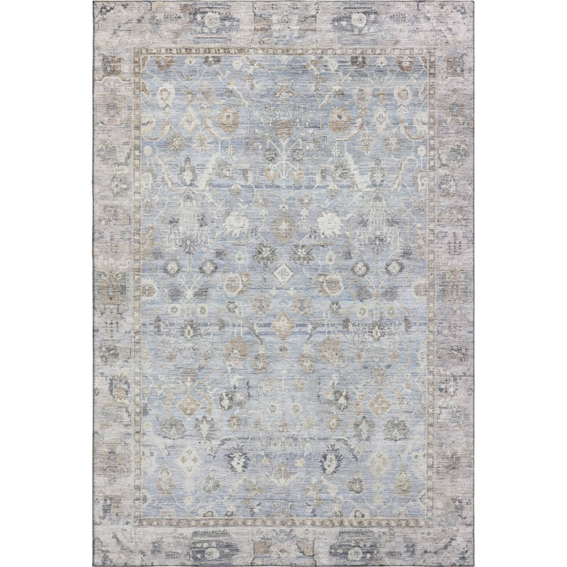 Premium Machine Washable Maag AMF1772 Global Rug, Rectangle 5' x 7'6"