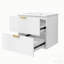 Ensemble de meuble-lavabo simple 24 po avec plateau en céramique Taisean-1512959962