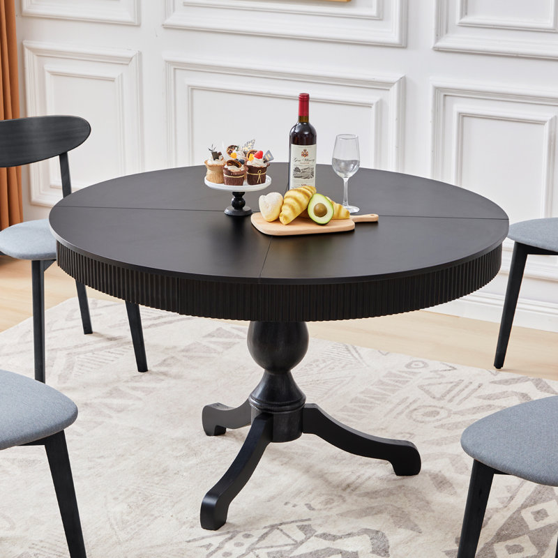 Table de salle à manger 47,24 ", Noir