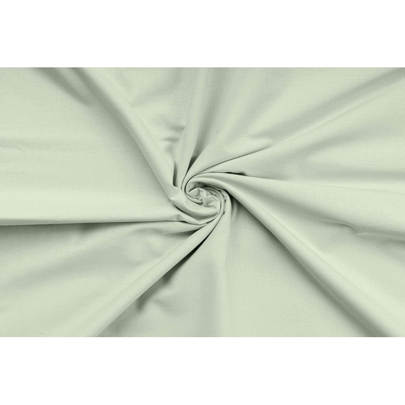 Luxury King Quilt Cover Set, Light Green, 102.4 x 86.6 inches | 100% Cotton Ranforce, 155 Thread Count, Machine Washable, Button Closure Duvet & Envelope Pillowcases (2) | Soft, Durable & Elegant Bedding Set