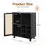 Armoire à vin avec porte et tablette ouverte-17035362