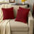 A1HC Set of 2 Luxurious Velvet Throw Pillow Covers — Soft Decorative Cushions with Hidden Zipper-1826135637-1820304644
