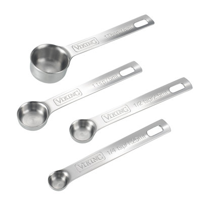 Viking 4pc Stainless Steel Measuring Spoon Set