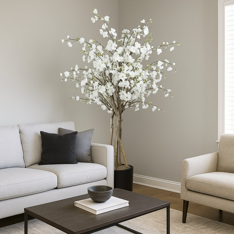 Cherry Blossom Tree in a Fiberstone Pot