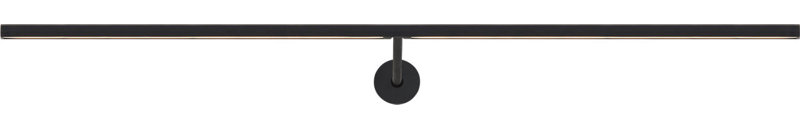 Plural Faceted Picture Light, Nightshade Black, 0.7" H x 30" W x 8.9" D, 20.8