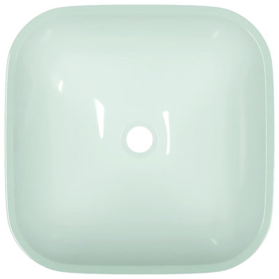 Metro Lane Adamm 420mm L x 420mm W Glass Square Sink