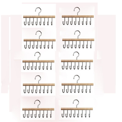 Solid Wood Multi-Functional Clothes Hanger