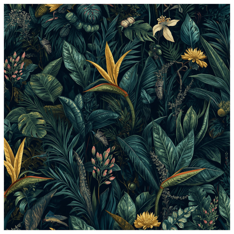 Coussins décoratifs Tropical Jungle, 14 X 14 pouces