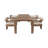 Caraker Rectangular 4 - Person 82" Long Dining Set with Cushions